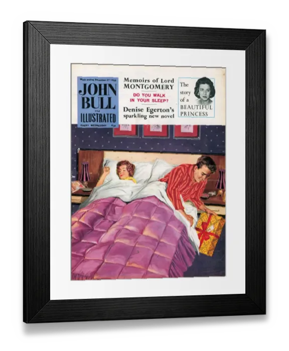 Framed Print : John Bull 1950s UK gifts presents magazines Framed Print : John Bull 1950s UK gifts presents magazines