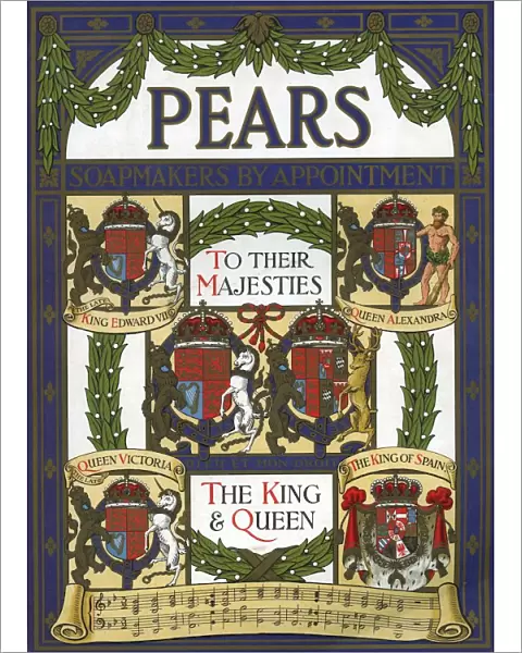 Pears Annual 1911 1910s UK cc kings queens