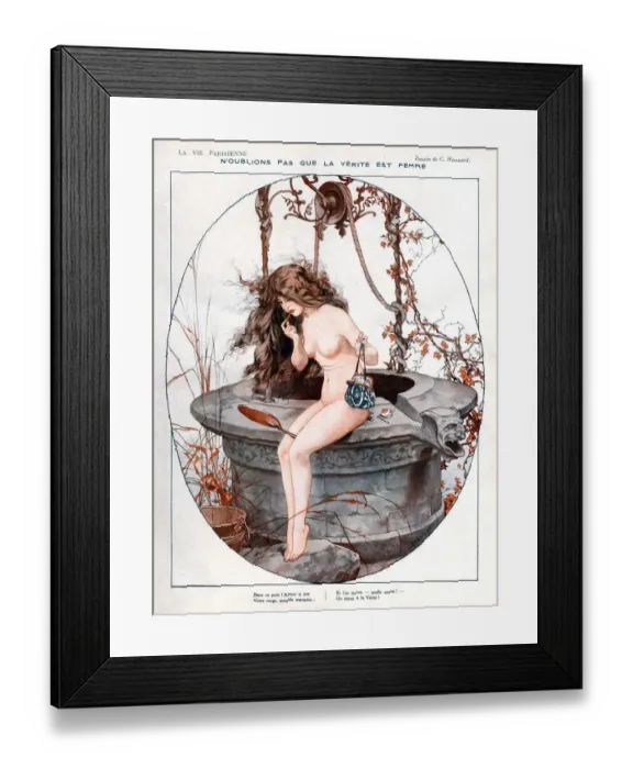 Framed Print : La Vie Parisienne 1920 1920s France C Herouard illustrations erotica nudes nudity Framed Print : La Vie Parisienne 1920 1920s France C Herouard illustrations erotica nudes nudity