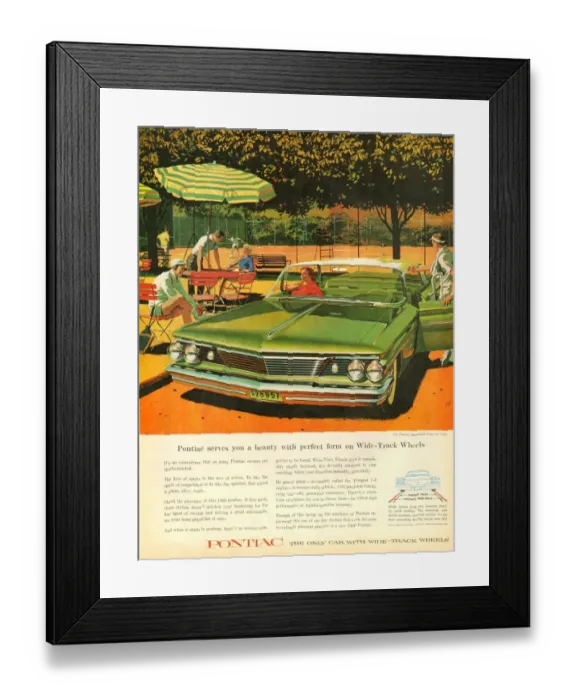 Framed Print : Pontiac 1960 1960s USA luxury gas guzzlers cars Framed Print : Pontiac 1960 1960s USA luxury gas guzzlers cars