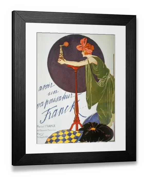Framed Print : Franck 1920s France womens art deco Framed Print : Franck 1920s France womens art deco