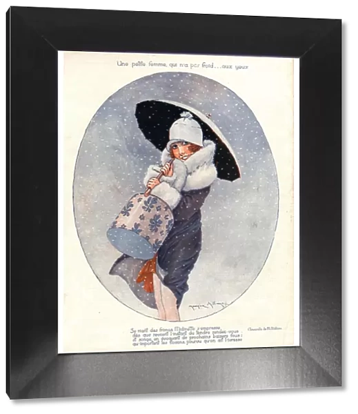 Le Sourire 1920s France seasons glamour winter snow womens magazines clothing clothes