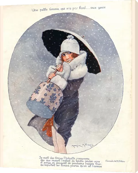 Le Sourire 1920s France seasons glamour winter snow womens magazines clothing clothes
