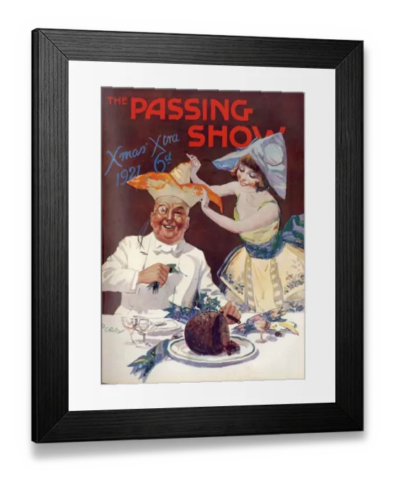 Framed Print : 1920s, USA, The Passing Show, Magazine Cover Framed Print : 1920s, USA, The Passing Show, Magazine Cover