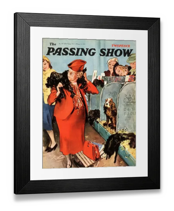 Framed Print : 1930s, UK, The Passing Show, Magazine Cover Framed Print : 1930s, UK, The Passing Show, Magazine Cover