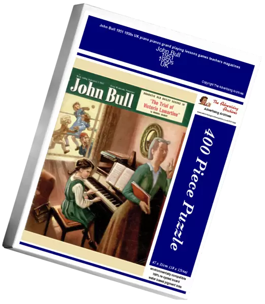John Bull 1951 1950s UK piano pianos grand playing lessons games teachers magazines
