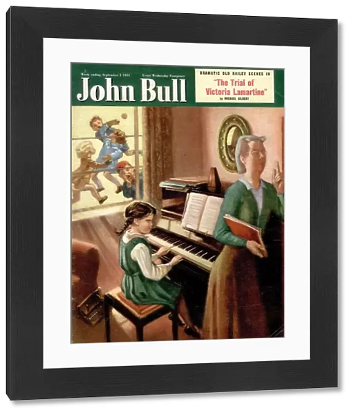 John Bull 1951 1950s UK piano pianos grand playing lessons games teachers magazines