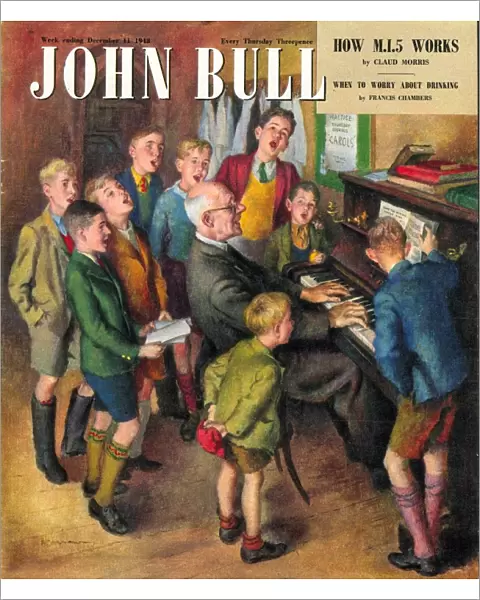 John Bull 1948 1940s UK school concerts singing pianos teachers lessons magazines