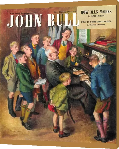 John Bull 1948 1940s UK school concerts singing pianos teachers lessons magazines