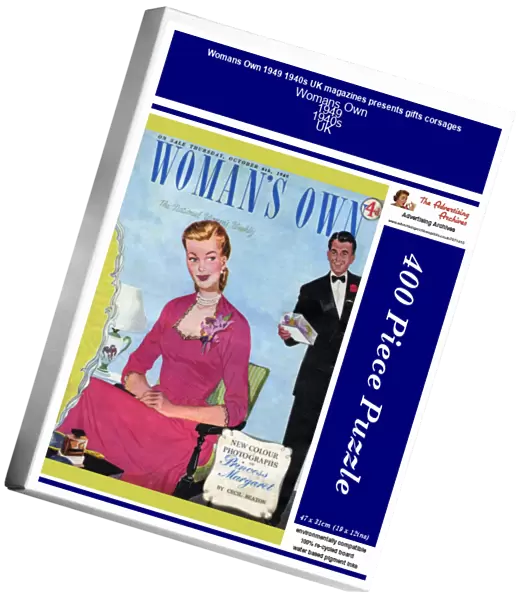 Womans Own 1949 1940s UK magazines presents gifts corsages