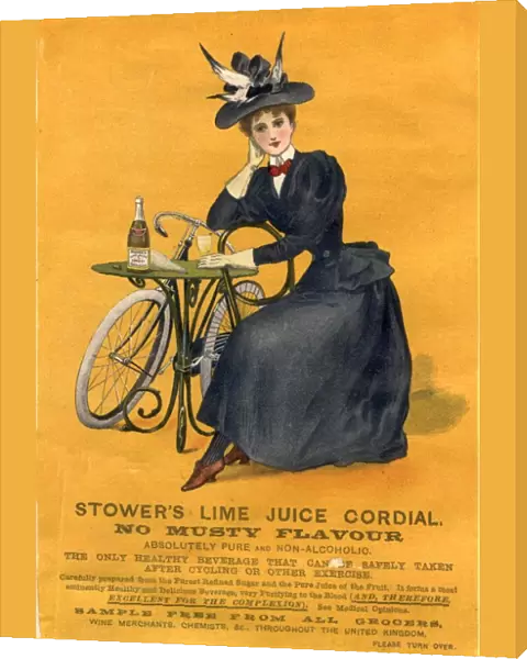 1890s UK stowers lime juice cordial bicycles bikes cycling cycles