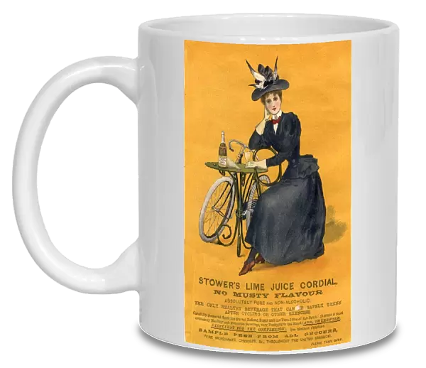 1890s UK stowers lime juice cordial bicycles bikes cycling cycles