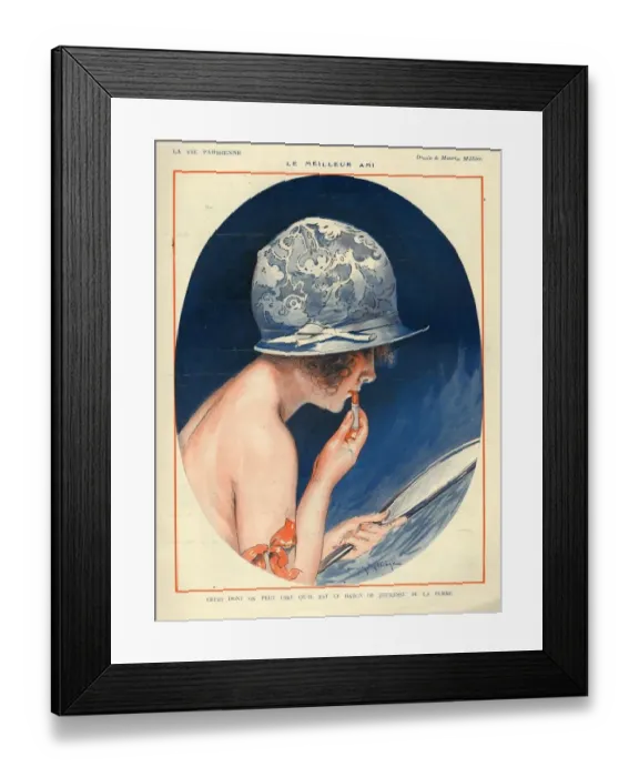 Framed Print : 1920s, France, La Vie Parisienne, Magazine Plate Framed Print : 1920s, France, La Vie Parisienne, Magazine Plate
