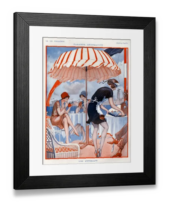 Framed Print : 1920s, France, La Vie Parisienne, Magazine Plate Framed Print : 1920s, France, La Vie Parisienne, Magazine Plate