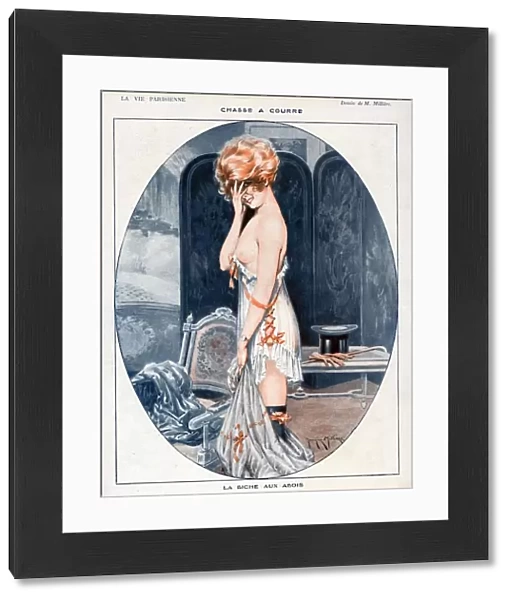 La Vie Parisienne 1918 1910s France Maurice Milliere illustrations erotica dressing