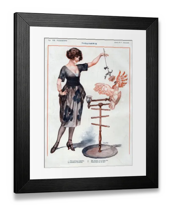 Framed Print : La Vie Parisienne 1922 1920s France Cheri Herouard Illustrations womens dresses Framed Print : La Vie Parisienne 1922 1920s France Cheri Herouard Illustrations womens dresses