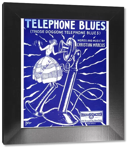 1920s USA telephone blues sheet music