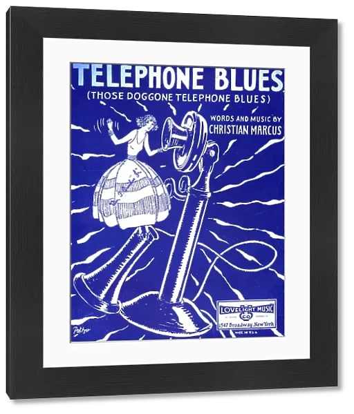 1920s USA telephone blues sheet music