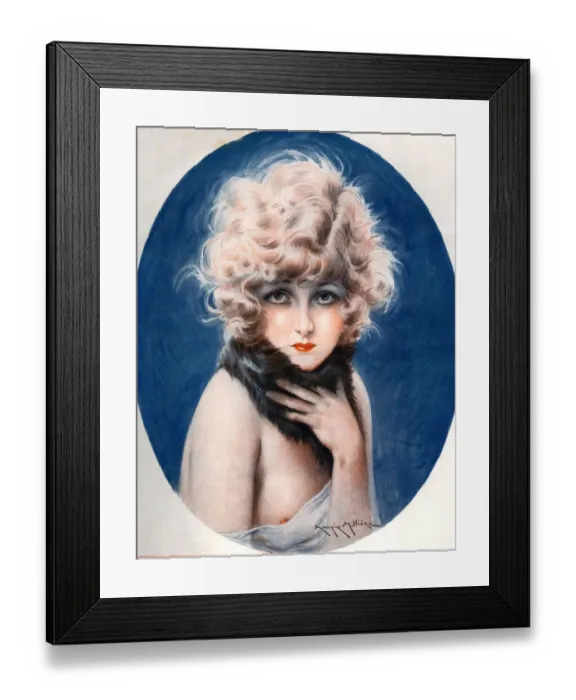 Framed Print : 1920s France La Vie Parisienne Magazine Plate Framed Print : 1920s France La Vie Parisienne Magazine Plate