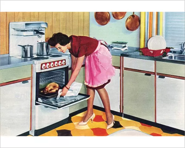GEC 1960 1960s UK housewives housewife cooking ovens kitchens homemakers women woman