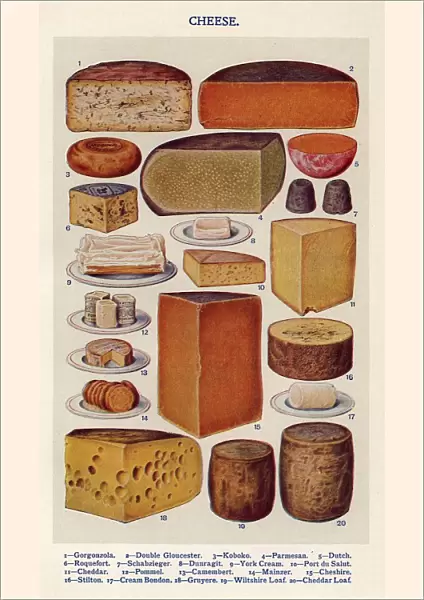 Cheese 1900s UK Isabella Beeton Mrs Beetons Book of Household Management cooking