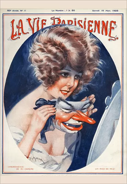 La Vie Parisienne 1922 1920s France Maurice Milliere magazines illustrations womens