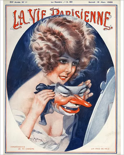 La Vie Parisienne 1922 1920s France Maurice Milliere magazines illustrations womens