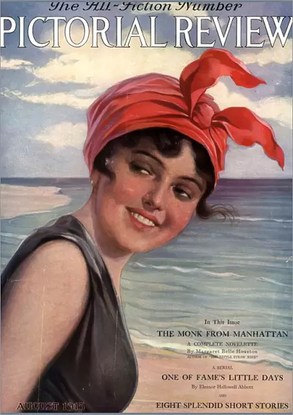 Pictorial Review 1912 1910s USA magazines portraits fiction womens portraits headscarf