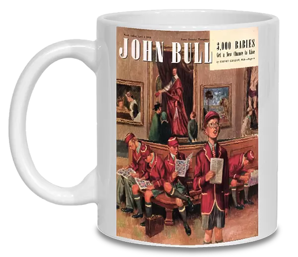 John Bull 1950s UK art museums art galleries education schools trips schoolboys gallery