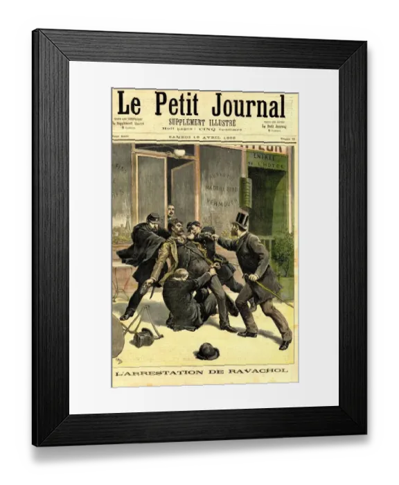 Framed Print : 1890s, France, Le Petit Journal, Magazine Cover Framed Print : 1890s, France, Le Petit Journal, Magazine Cover