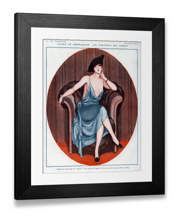 Framed Print : La Vie Parisienne 1923 1920s France A Vallee illustrations womens hats dresses Framed Print : La Vie Parisienne 1923 1920s France A Vallee illustrations womens hats dresses