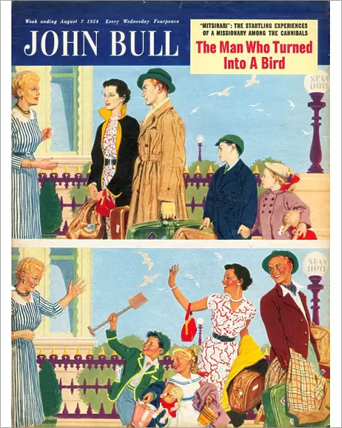 John Bull 1950s UK holidays landladies digs magazines guest houses