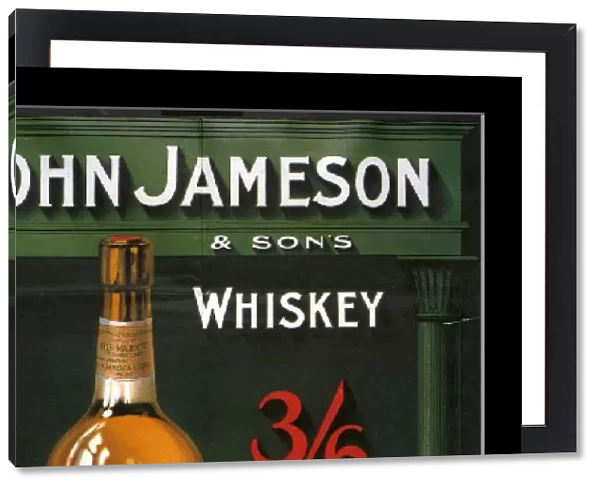 John Jameson 1906 1900s UK whisky alcohol whiskey advert Irish