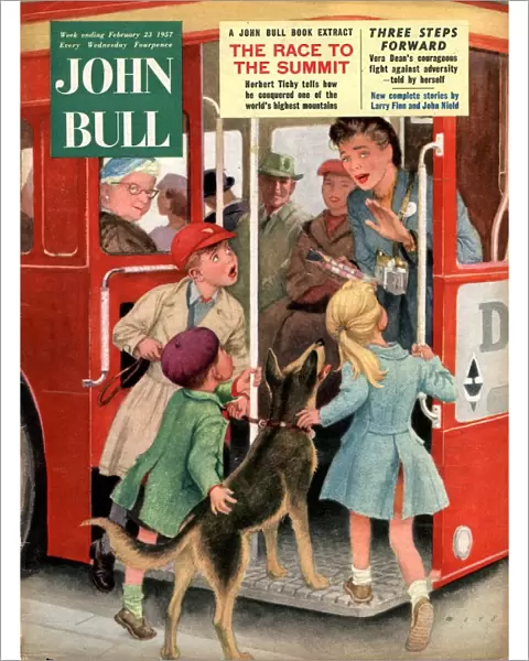 John Bull 1957 1950s UK dogs buses london transport routemasters magazines
