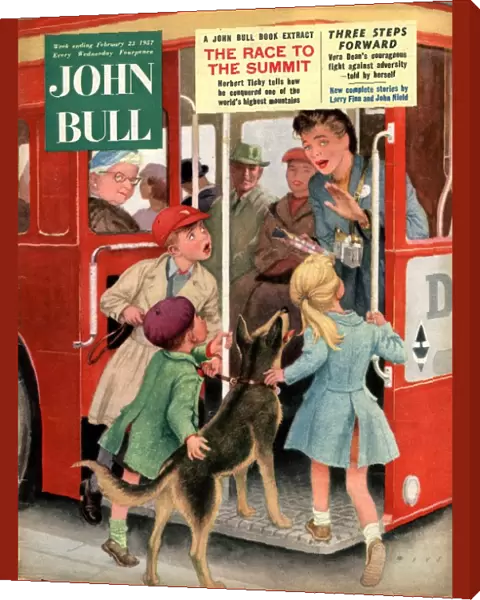 John Bull 1957 1950s UK dogs buses london transport routemasters magazines