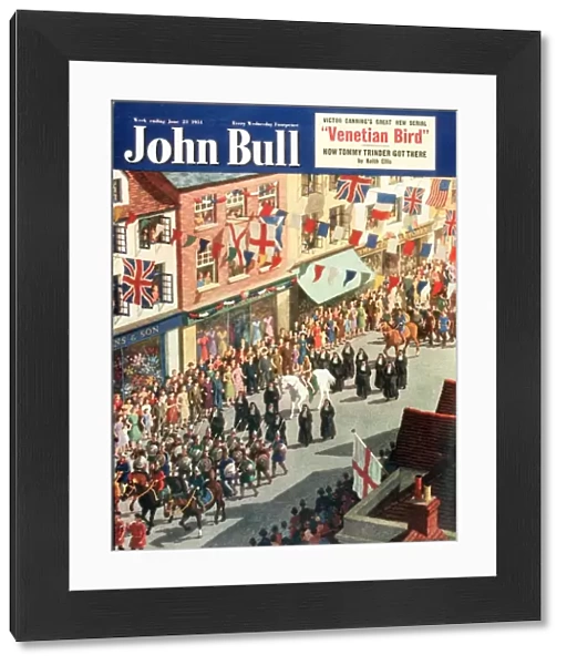 John Bull 1951 1950s UK lady godiva parades magazines