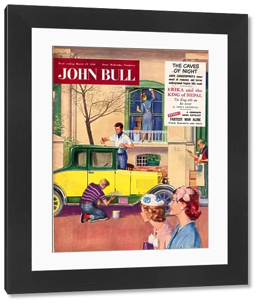 John Bull 1958 1950s UK covers magazines cars
