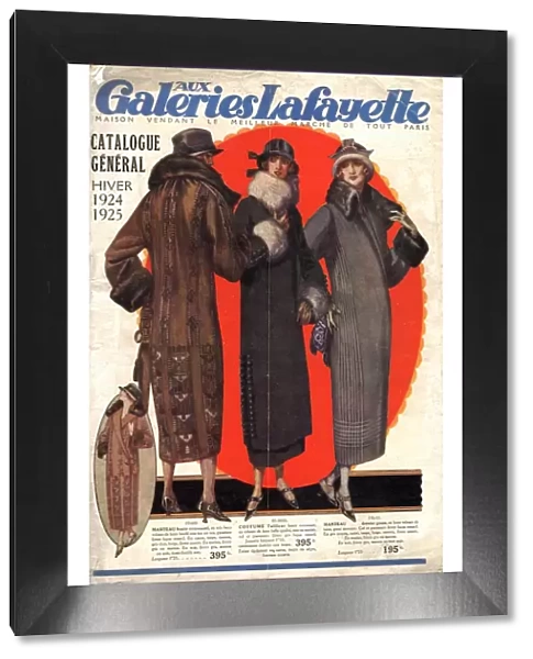 1924 1920s France catalogues galeries lafayette womens fur