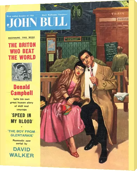 John Bull 1950s UK dating trains stations last magazines