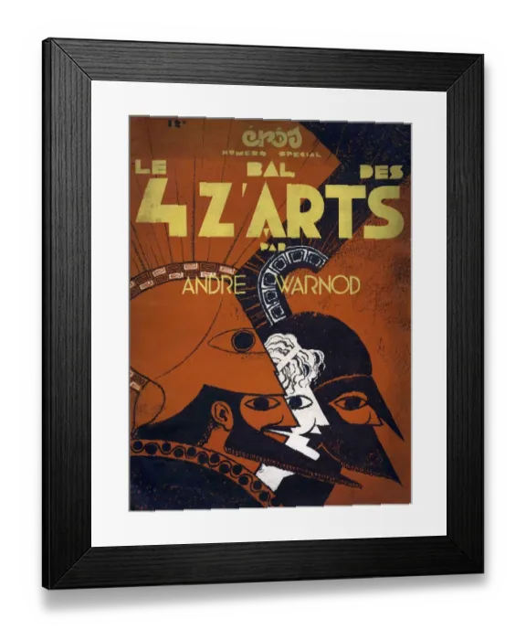 Framed Print : Le Bal Des Z Arts 1931 1930s France cc magazines z arts zarts gladiators romans Framed Print : Le Bal Des Z Arts 1931 1930s France cc magazines z arts zarts gladiators romans