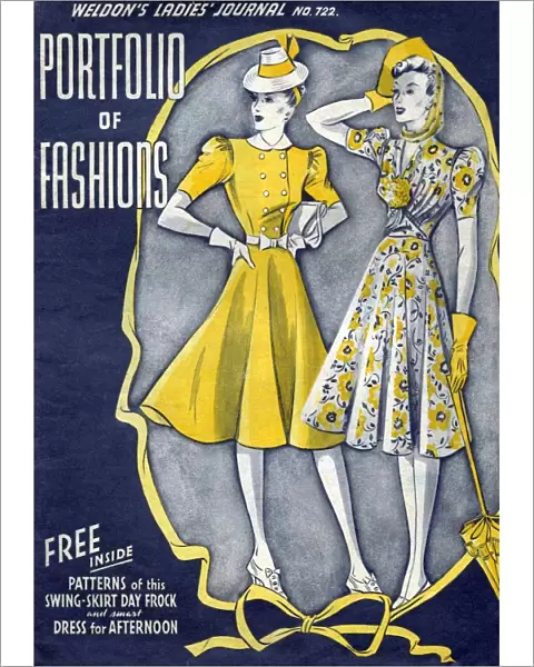 Weldons Ladies Journal 1940s UK magazines dresses womens