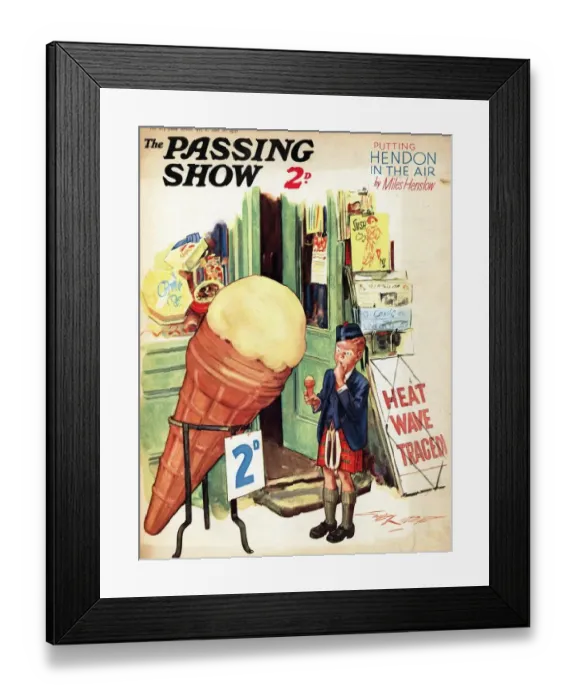 Framed Print : 1930s, UK, The Passing Show, Magazine Cover Framed Print : 1930s, UK, The Passing Show, Magazine Cover