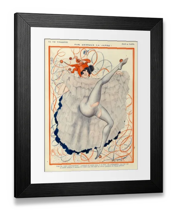 Framed Print : 1920s, France, La Vie Parisienne, Magazine Plate Framed Print : 1920s, France, La Vie Parisienne, Magazine Plate