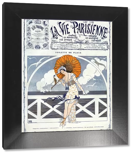 La Vie Parisienne 1923 1920s France Georges Leonnec illustrations erotica umbrellas