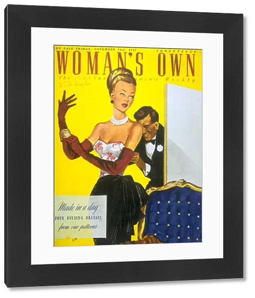 Womans Own 1940s UK evening-dress womens magazines