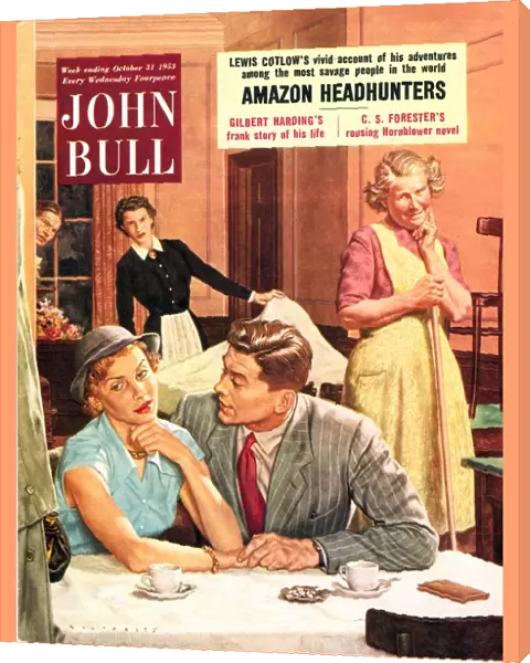 John Bull 1950s UK restaurants dating magazines
