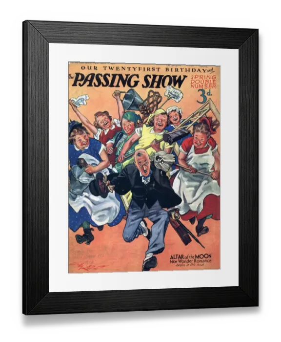 Framed Print : 1930s, UK, The Passing Show, Magazine Cover Framed Print : 1930s, UK, The Passing Show, Magazine Cover