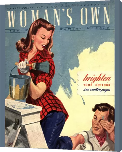 Womans Own 1940s UK decorating diy painting magazines do it yourself interiors