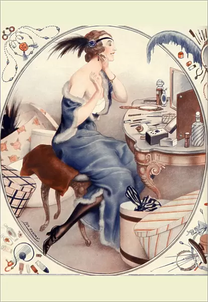 La Vie Parisienne 1922 1920s France Leo Fontan illustrations make-up makeup make