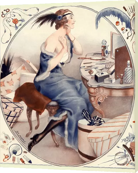 La Vie Parisienne 1922 1920s France Leo Fontan illustrations make-up makeup make